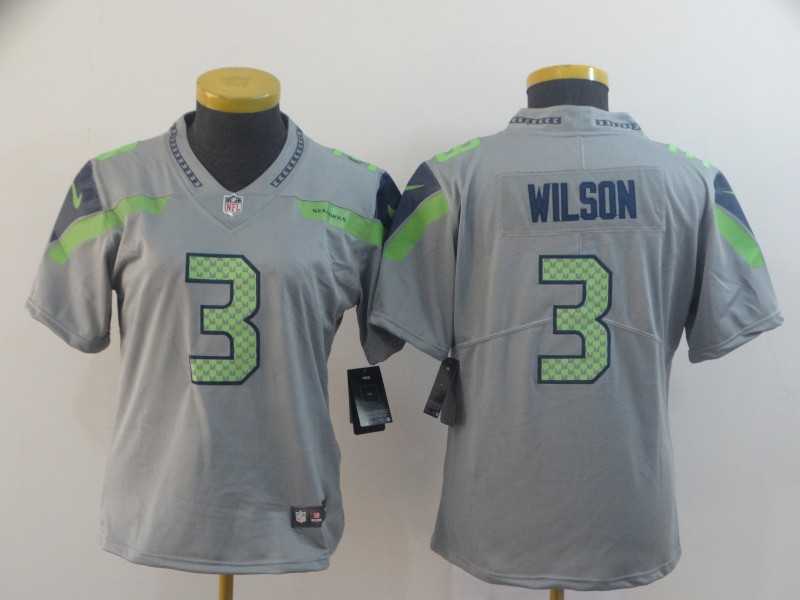 Women Nike Seahawks 3 Russell Wilson Gray Inverted Legend Limited Jersey,We sell and wholesale Women Nike Seahawks 3 Russell Wilson Gray Inverted Legend Limited Jersey on line form chian!